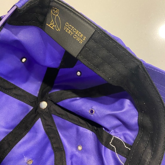 Ovo Accessories | Nwt Ovo (By Drake) Collectible Signature Purple Nylon Cap Os - Picture 3 of 4